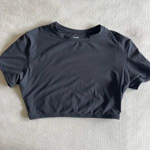 SKIMS Fits Everybody Cropped Short Sleeve Shirt